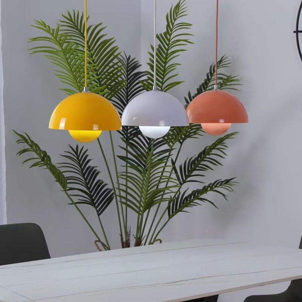 Scandinavian Semi-Circle Pendant Light
