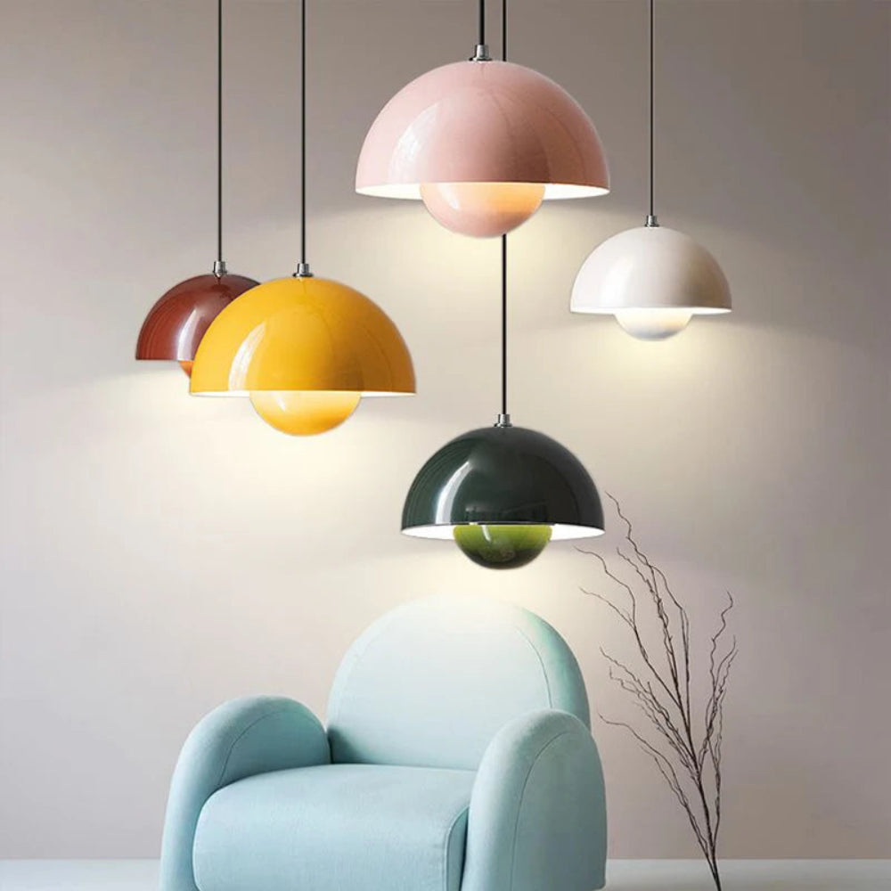 Scandinavian Semi-Circle Pendant Light