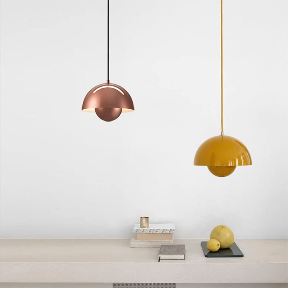 Scandinavian Semi-Circle Pendant Light