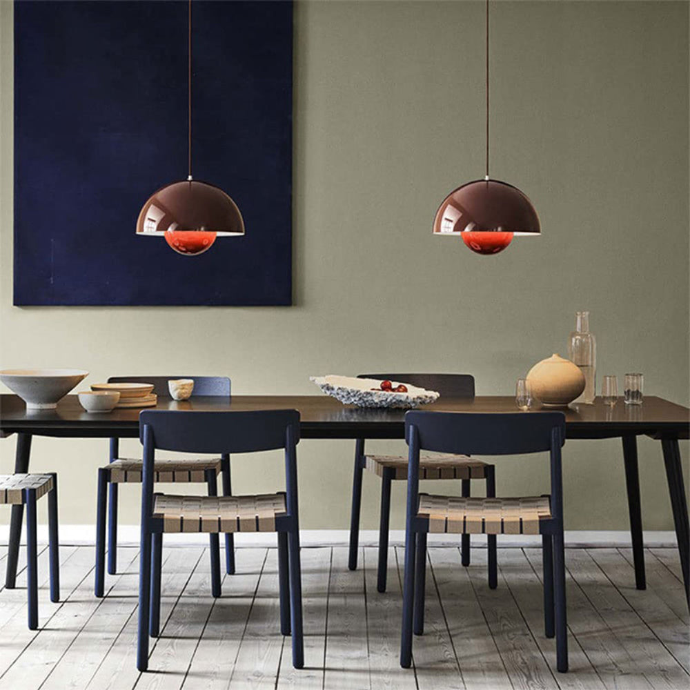 Scandinavian Semi-Circle Pendant Light