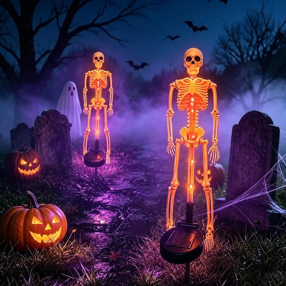 Solar LED Skeleton Stake Lights
