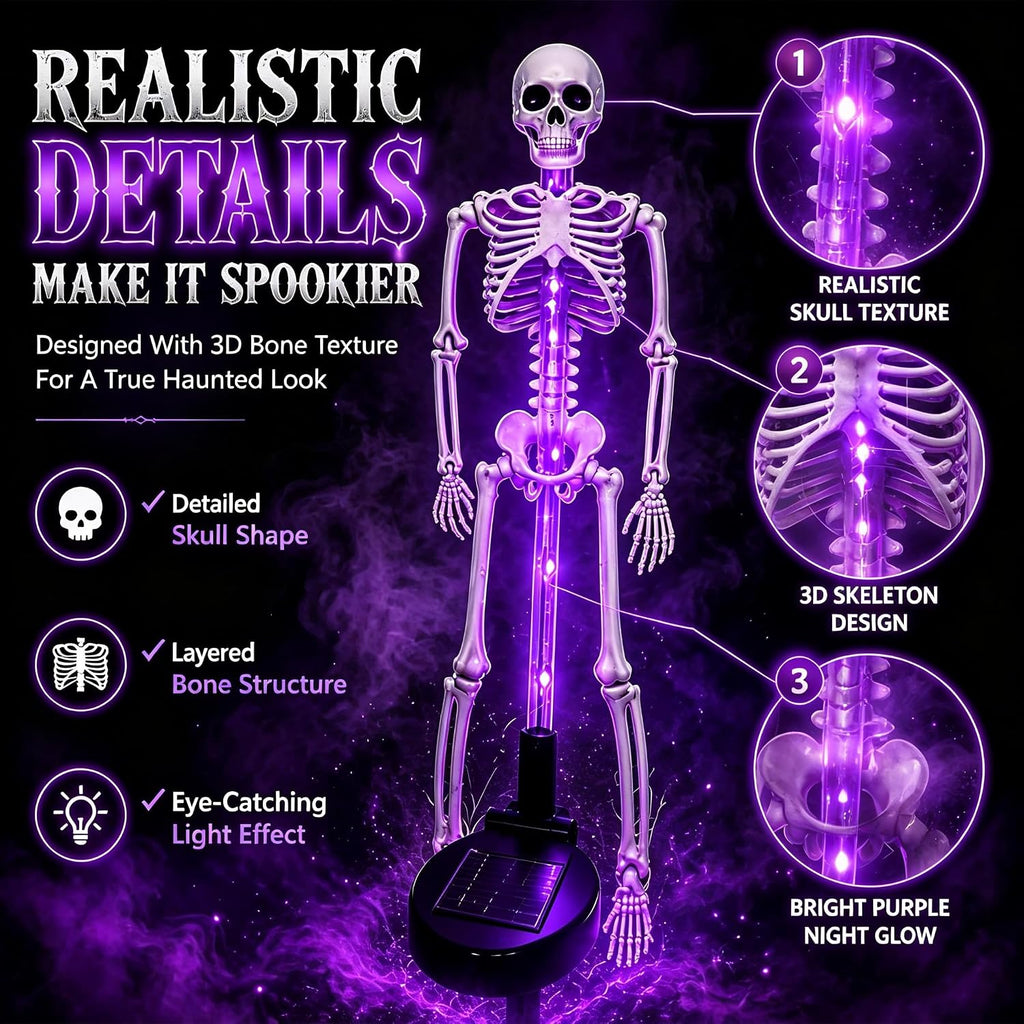 Solar LED Skeleton Stake Lights