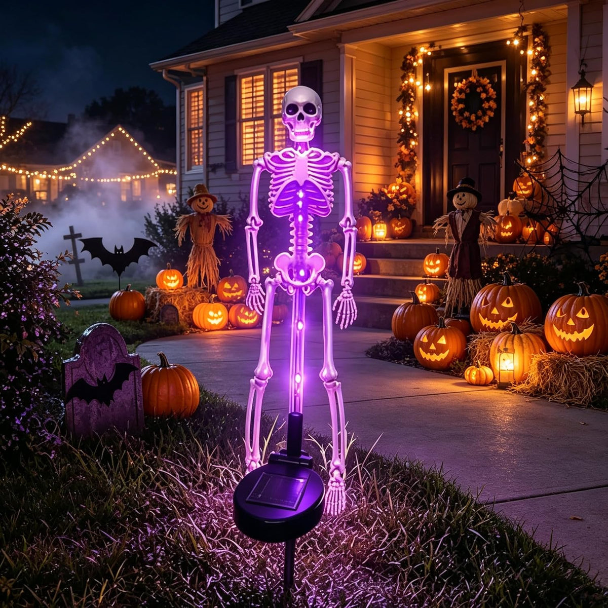 Solar LED Skeleton Stake Lights