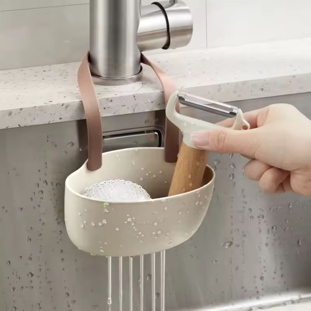 Hanging Silicone Dish Drainer