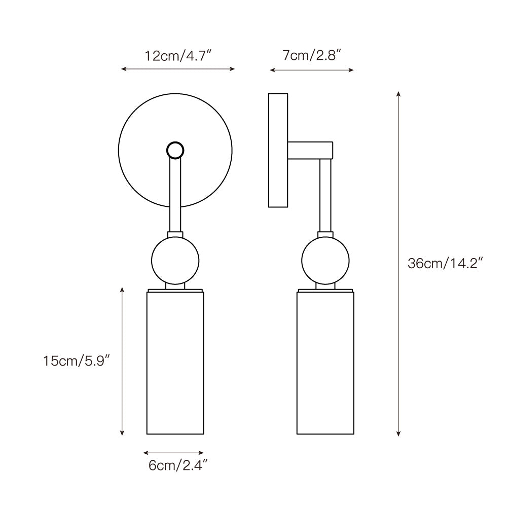 Harlin Sculptural Wall Lamp