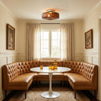 Hasos Ribbed Glass Ceiling Light