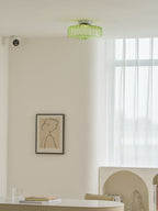 Hasos Ribbed Glass Ceiling Light