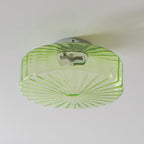 Hasos Ribbed Glass Ceiling Light