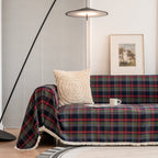 Cottage Plaid Sofa Cover