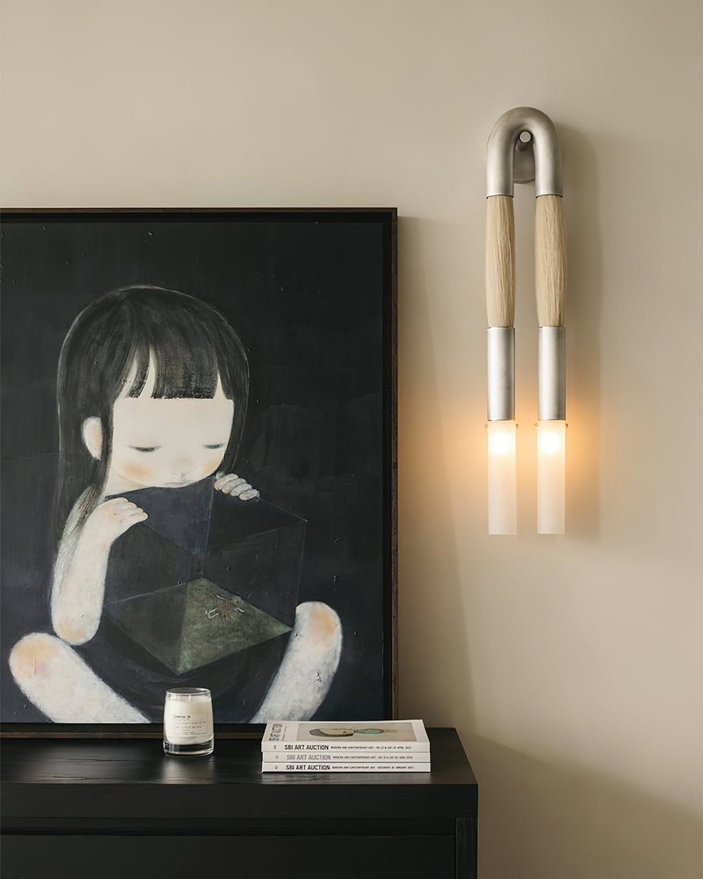 Horsehair Sculptural Wall Light