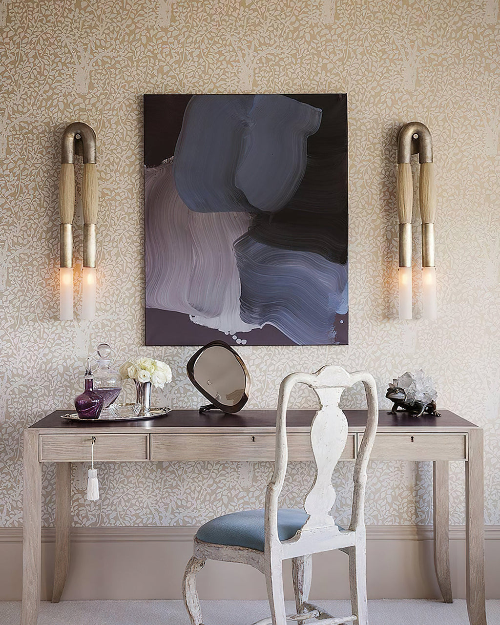 Horsehair Sculptural Wall Light
