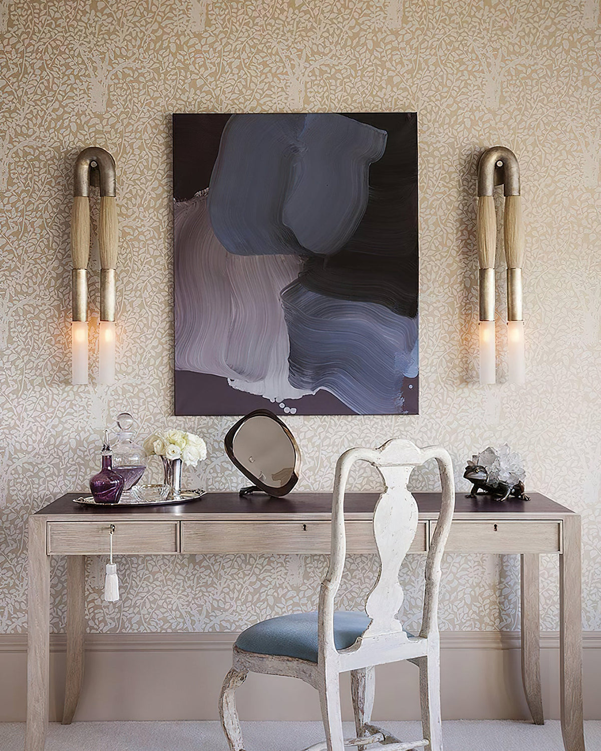 Horsehair Sculptural Wall Light