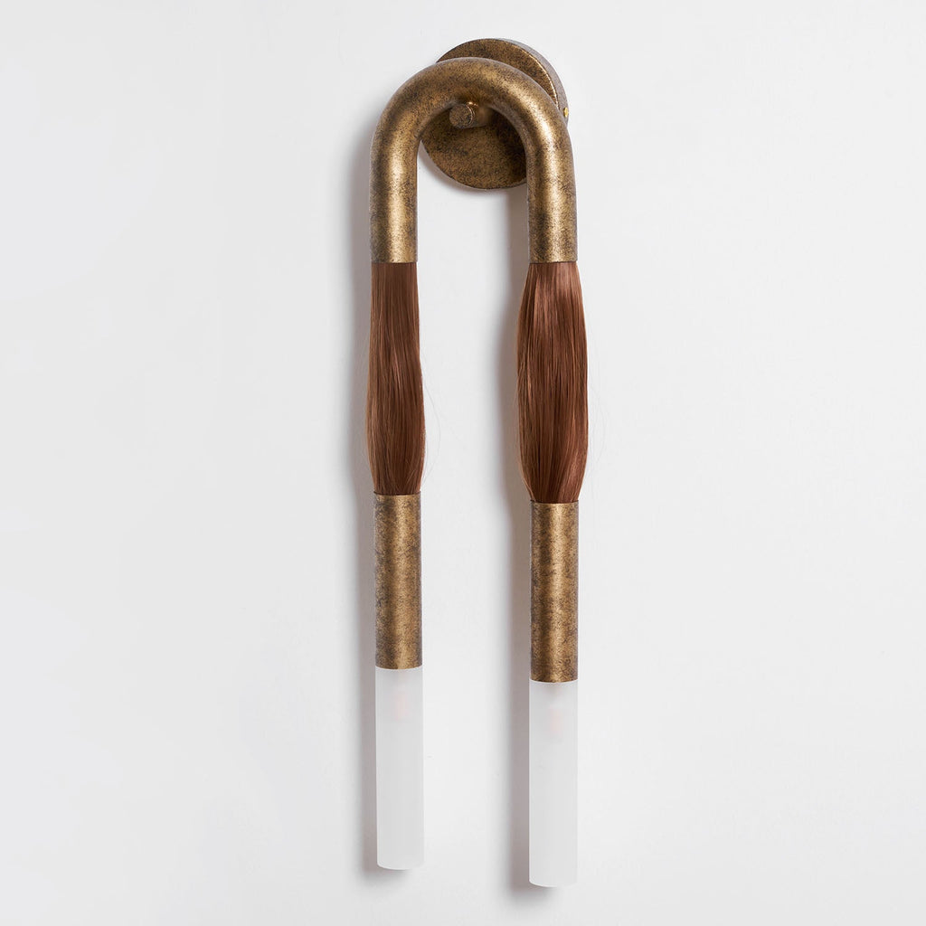 Horsehair Sculptural Wall Light
