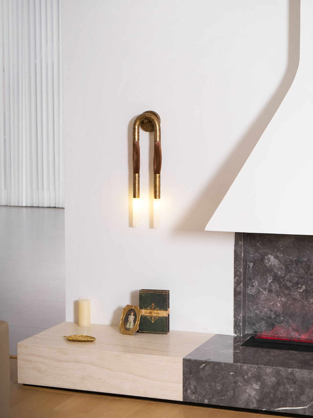 Horsehair Sculptural Wall Light