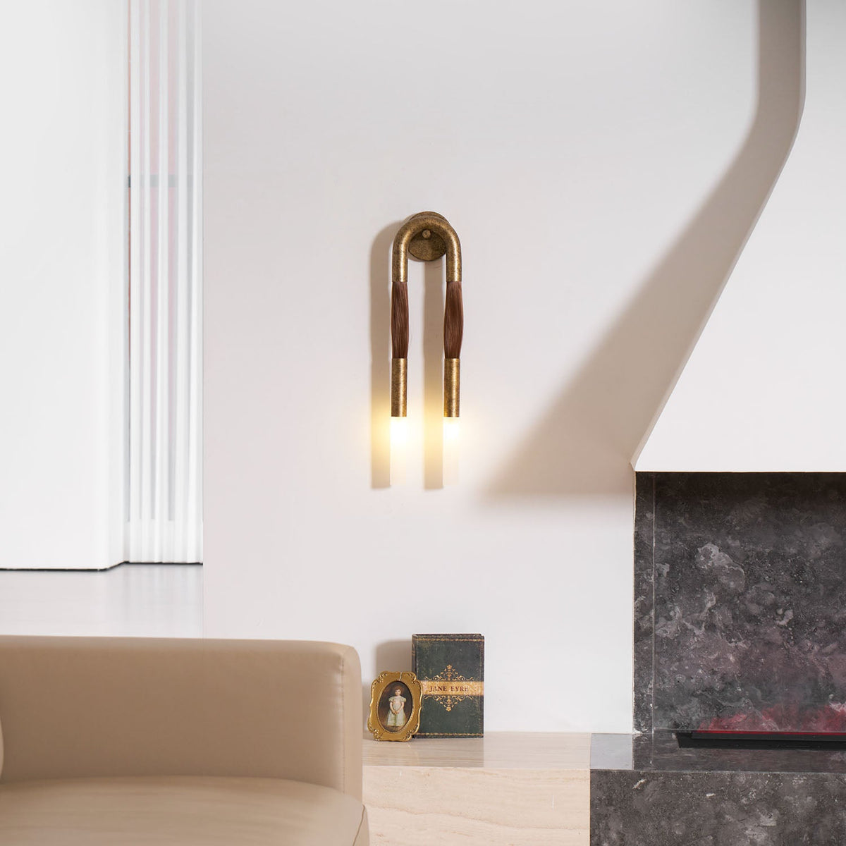 Horsehair Sculptural Wall Light