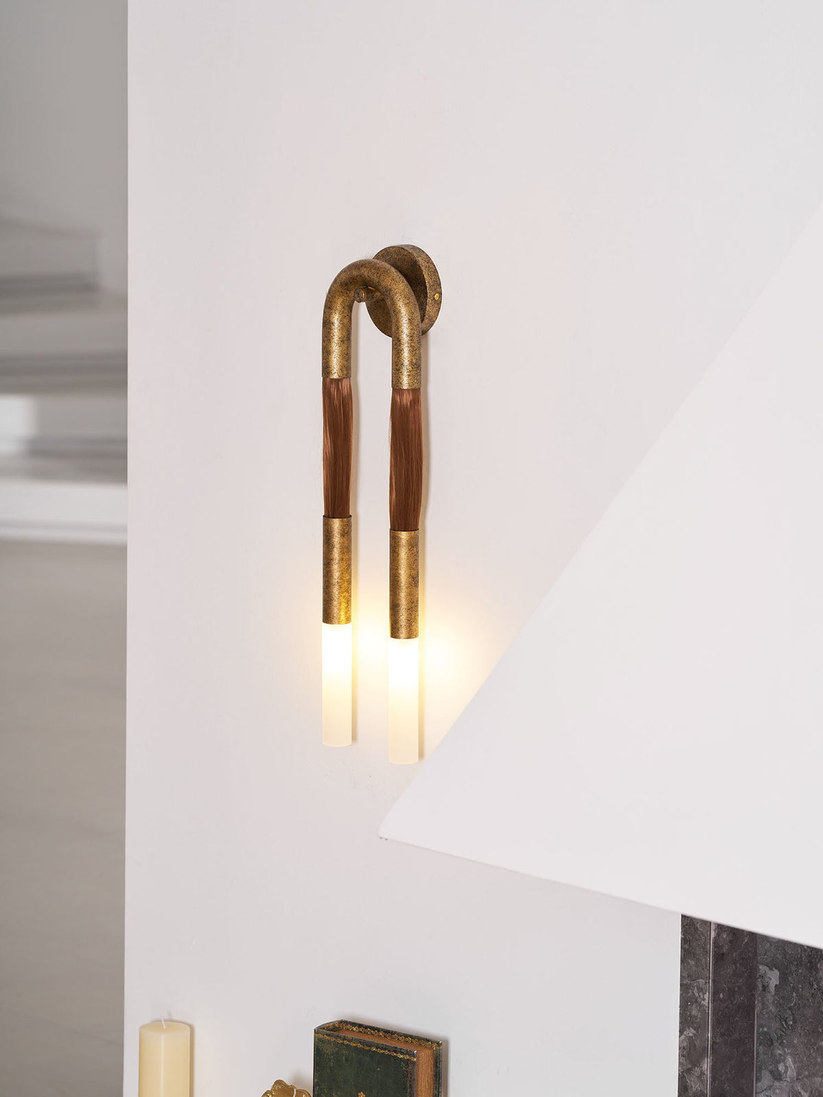 Horsehair Sculptural Wall Light