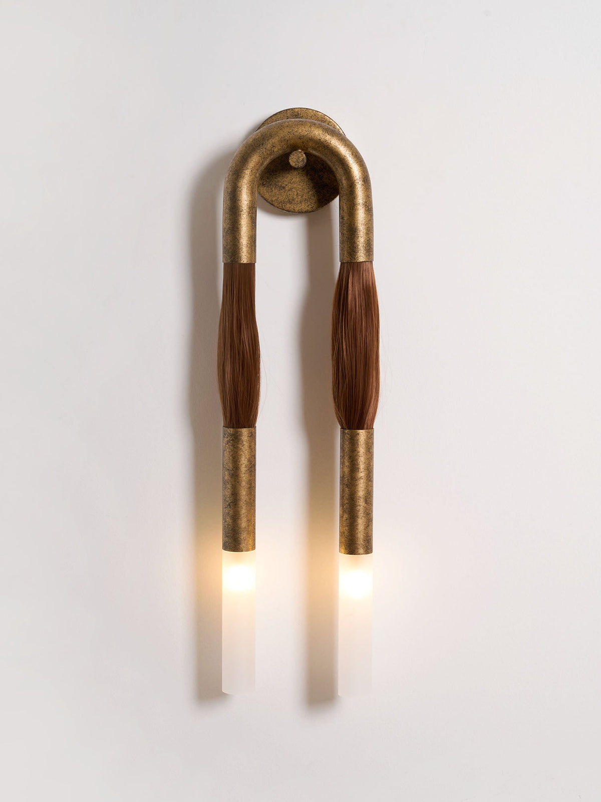 Horsehair Sculptural Wall Light
