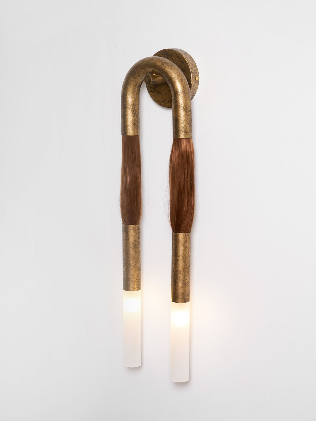 Horsehair Sculptural Wall Light