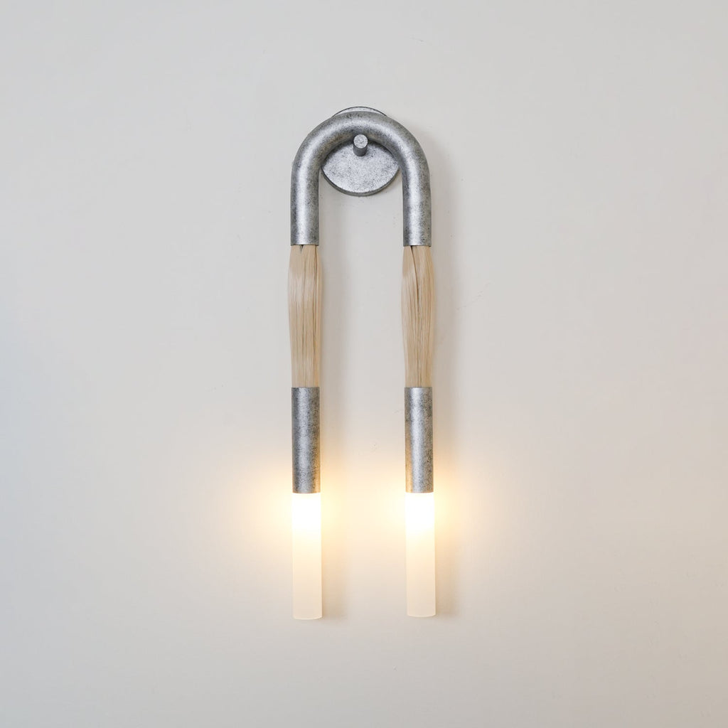 Horsehair Sculptural Wall Light
