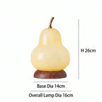 Pear Glass Table Lamp