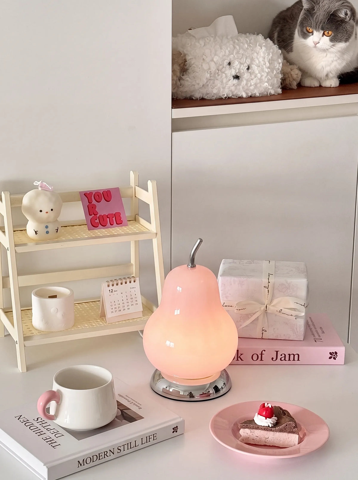 Pear Glass Table Lamp