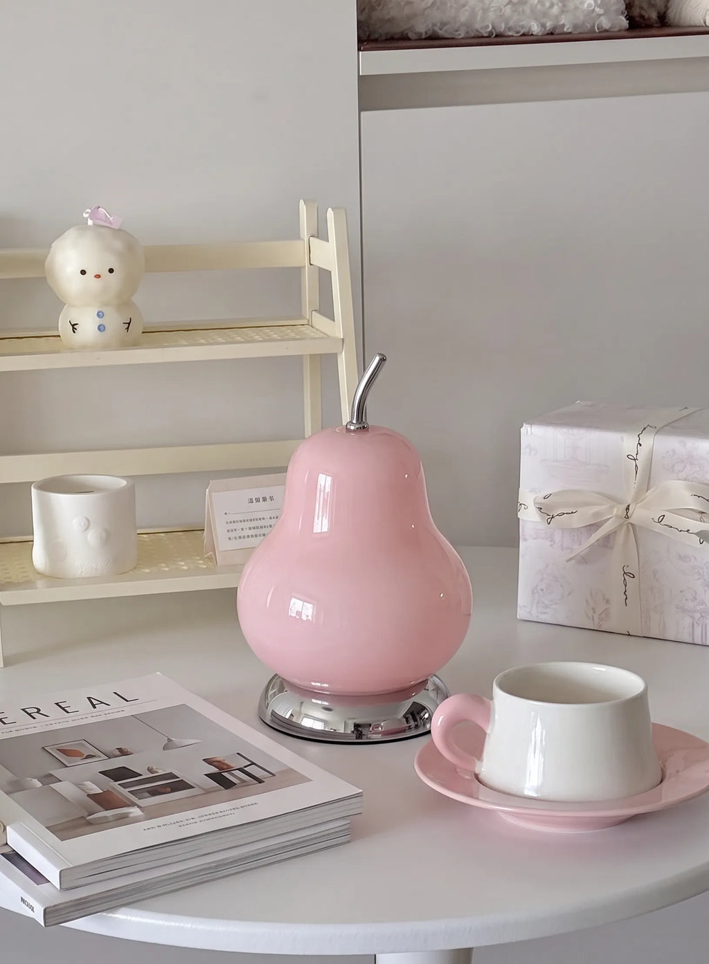 Pear Glass Table Lamp