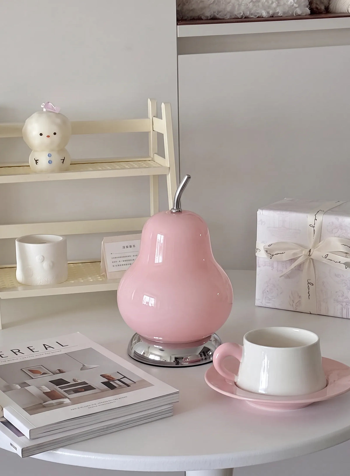Pear Glass Table Lamp