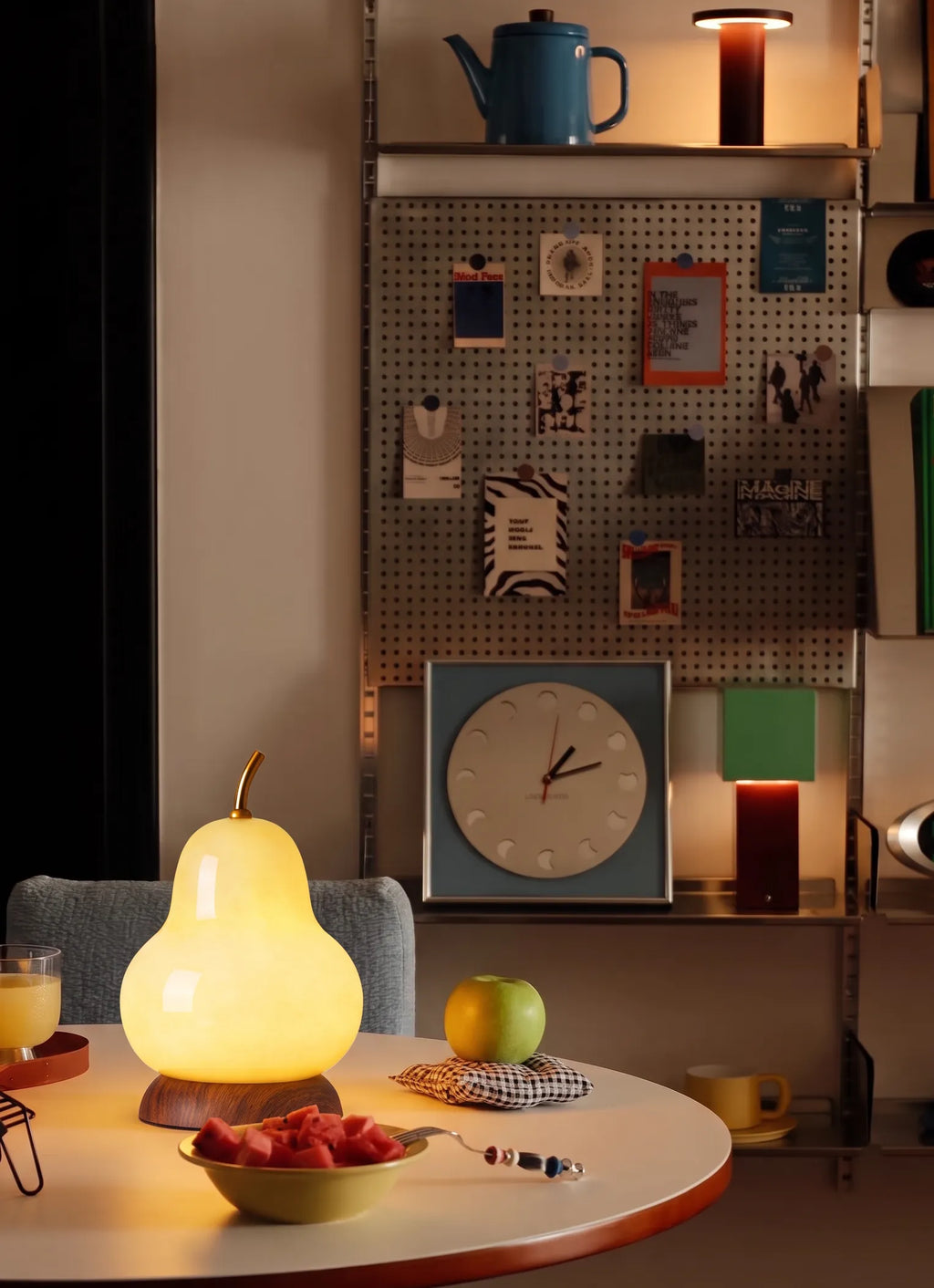 Pear Glass Table Lamp