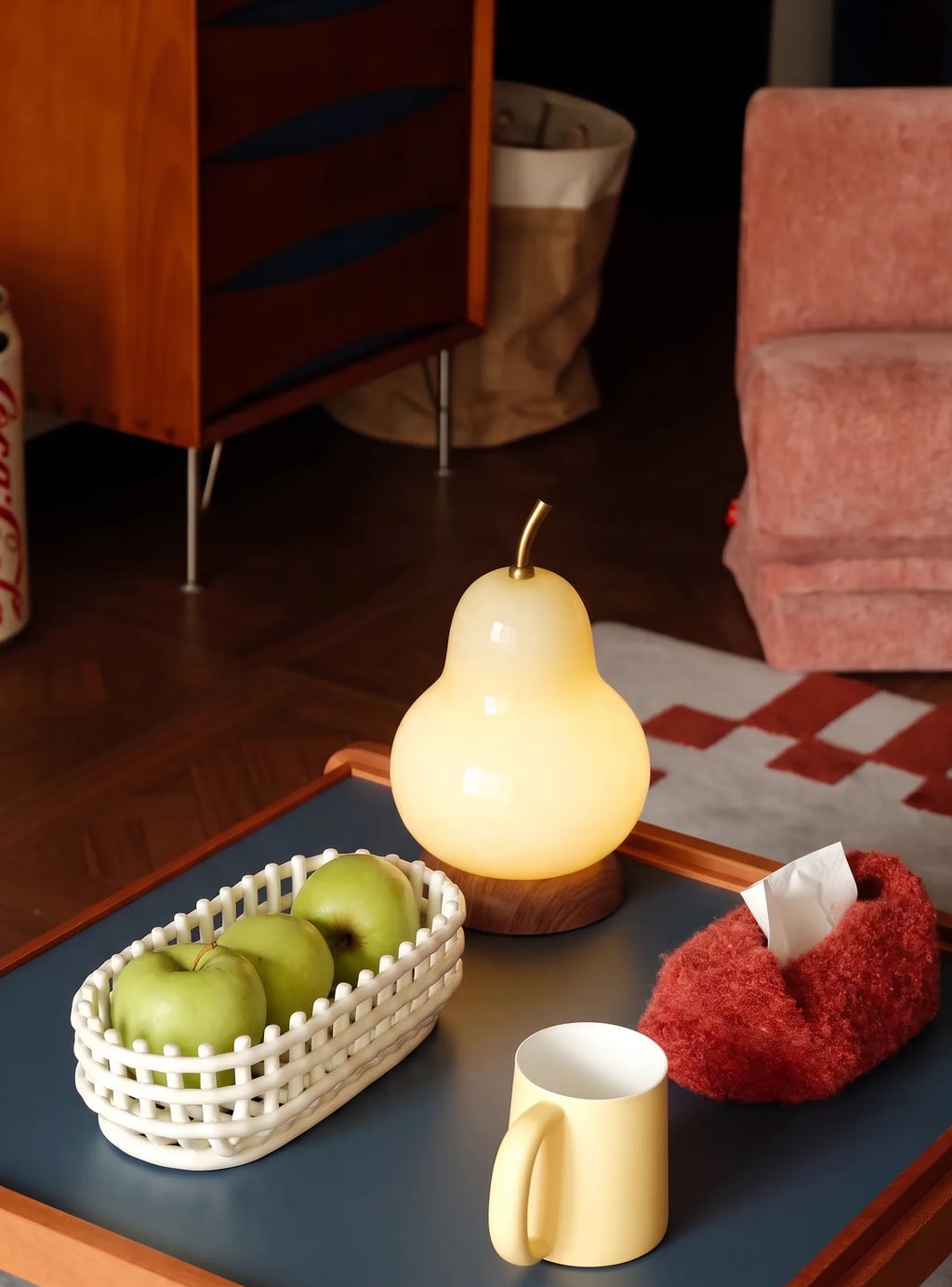 Pear Glass Table Lamp