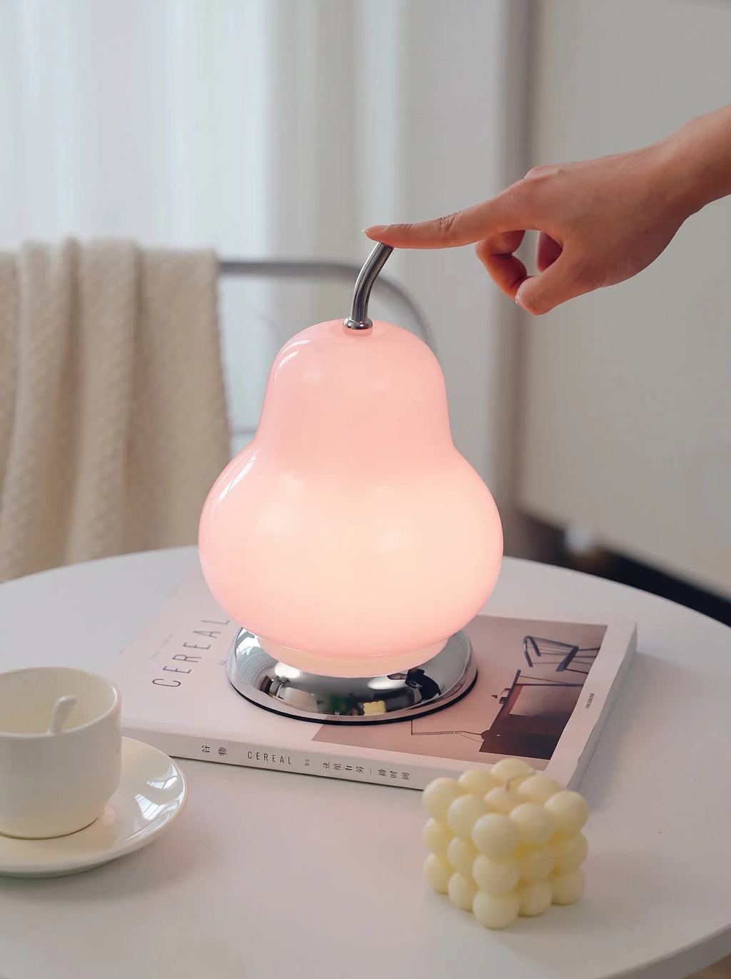 Pear Glass Table Lamp