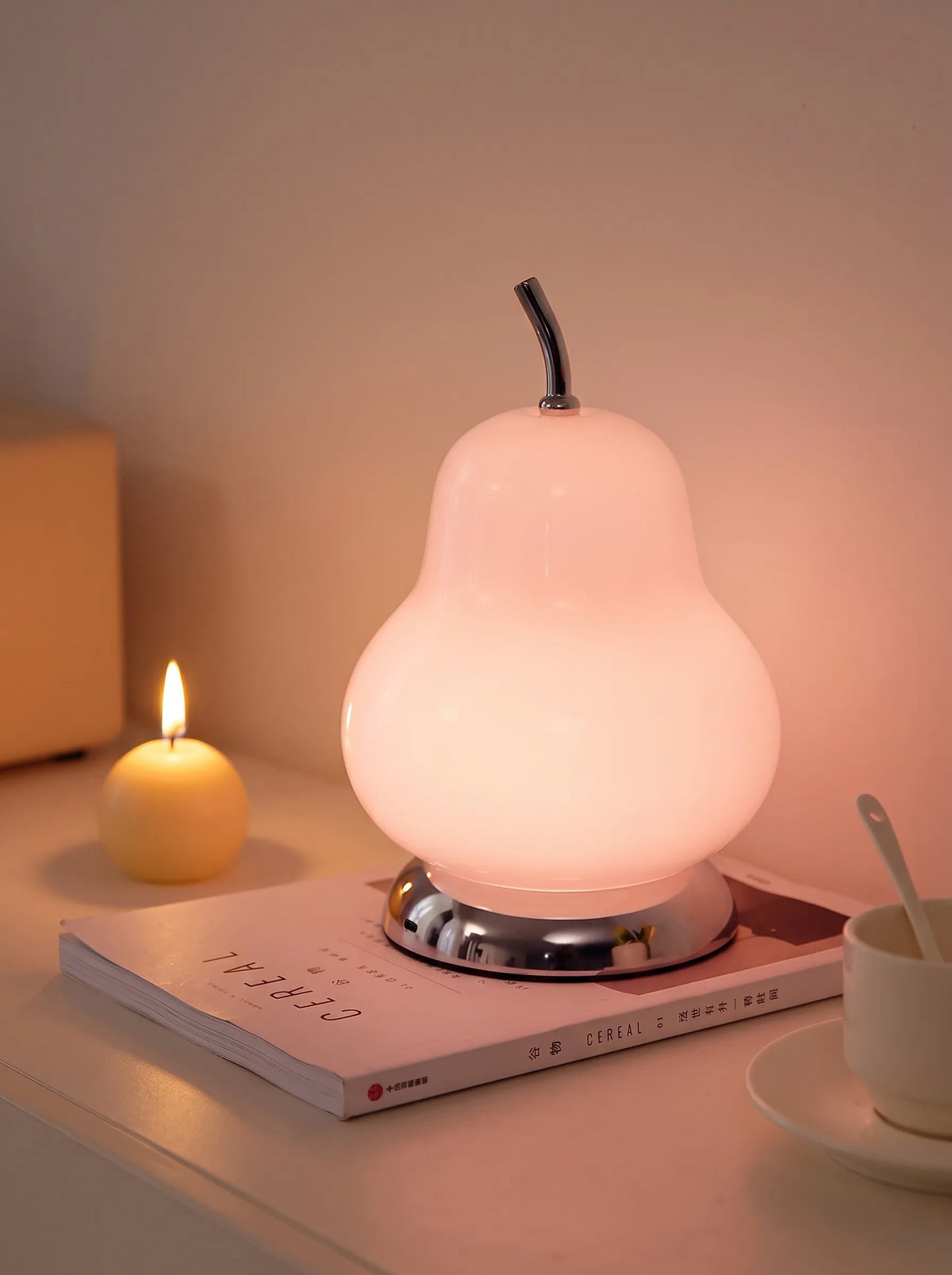 Pear Glass Table Lamp