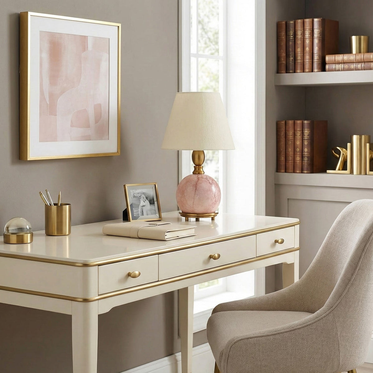 Joelle Marble Table Lamp