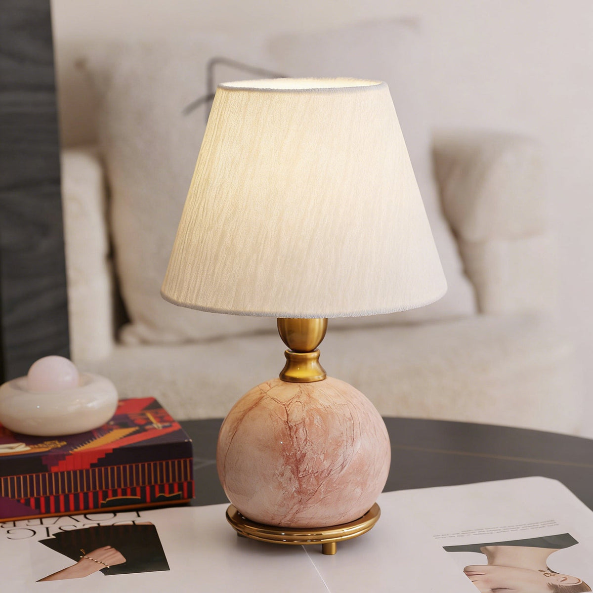 Joelle Marble Table Lamp