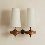 Kaelen Vintage Fabric Wall Sconce