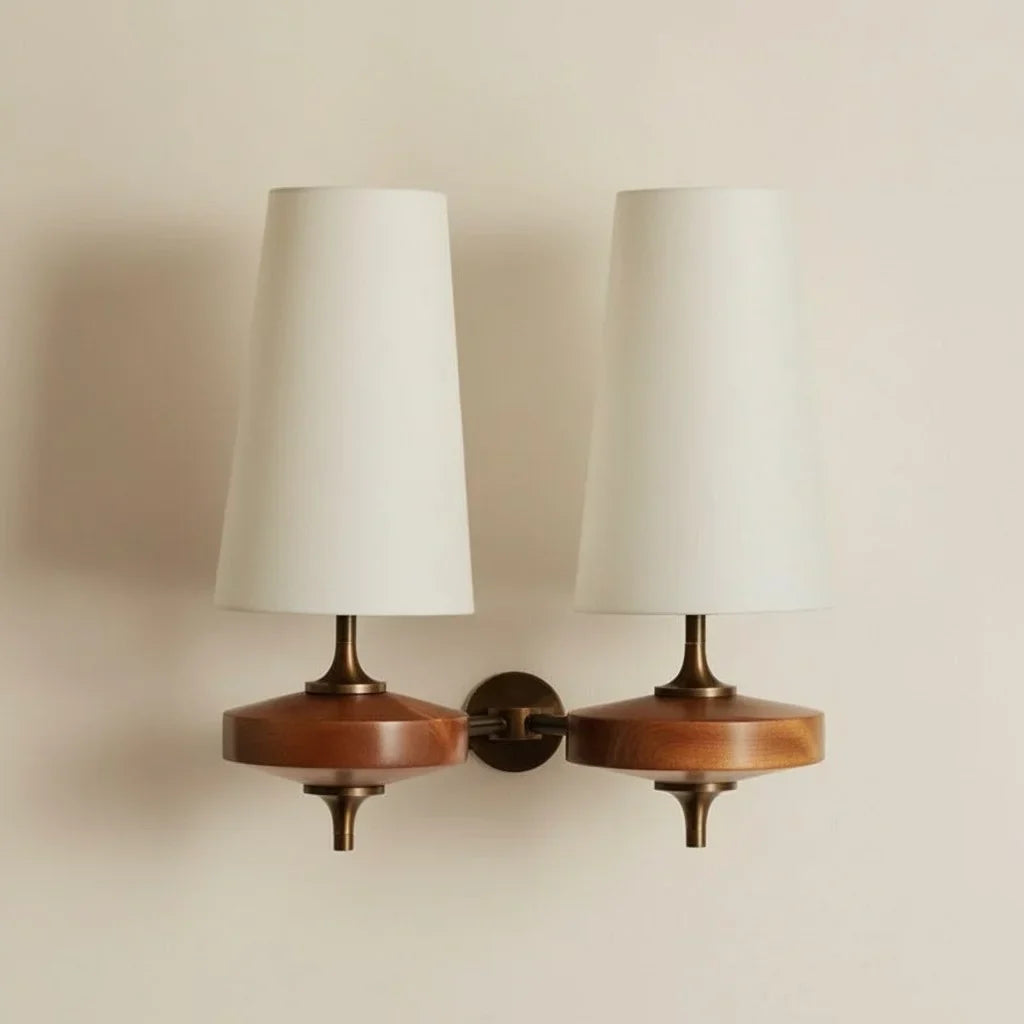 Kaelen Vintage Fabric Wall Sconce