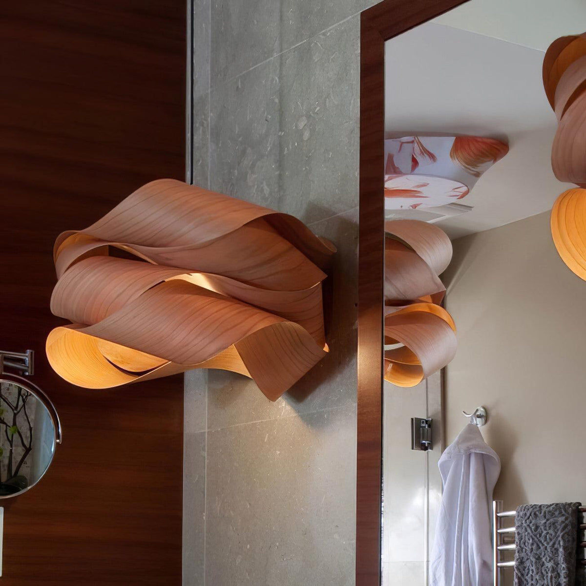 Modern Wood Pendant Light