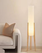 Walnut Wood Floor Lamp