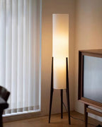 Walnut Wood Floor Lamp
