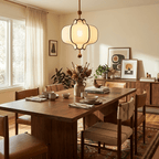 Lantern Fabric Pendant Light