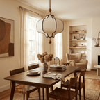Lantern Fabric Pendant Light