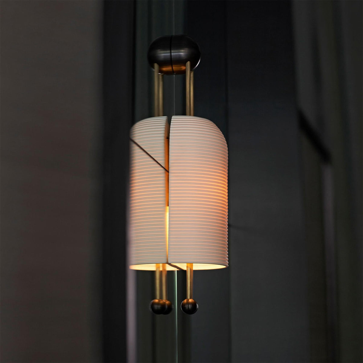 Lantern Glass Wall Sconce