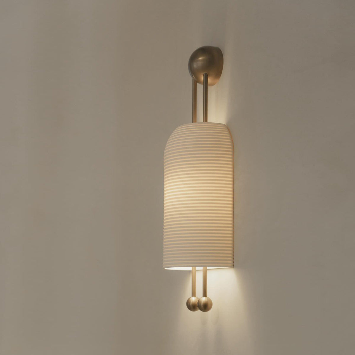 Lantern Glass Wall Sconce