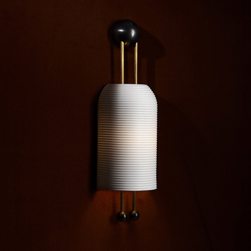 Lantern Glass Wall Sconce