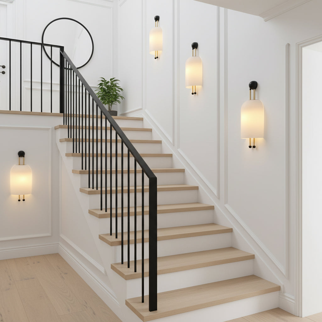 Lantern Glass Wall Sconce