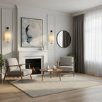 Lantern Glass Wall Sconce