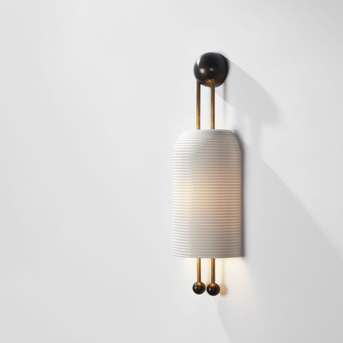 Lantern Glass Wall Sconce