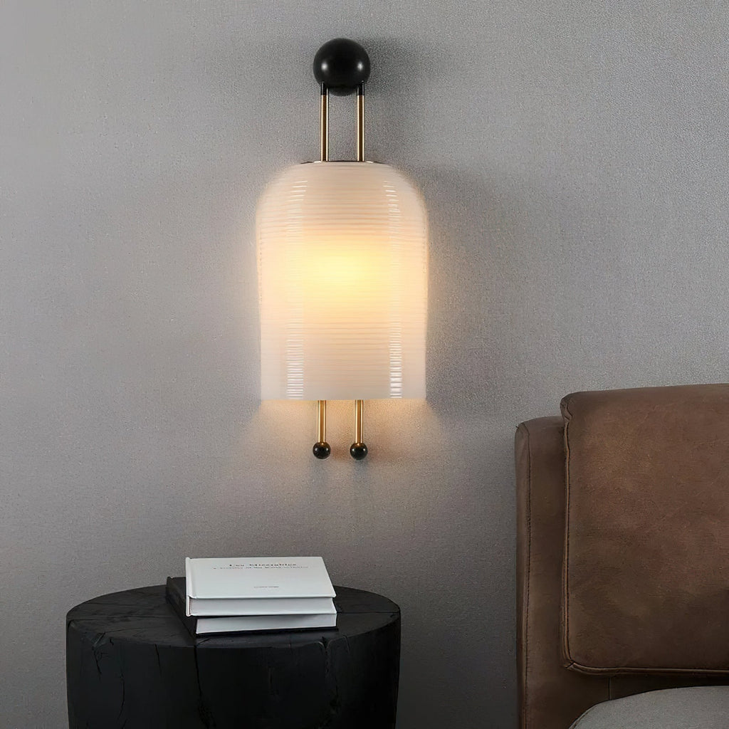 Lantern Glass Wall Sconce