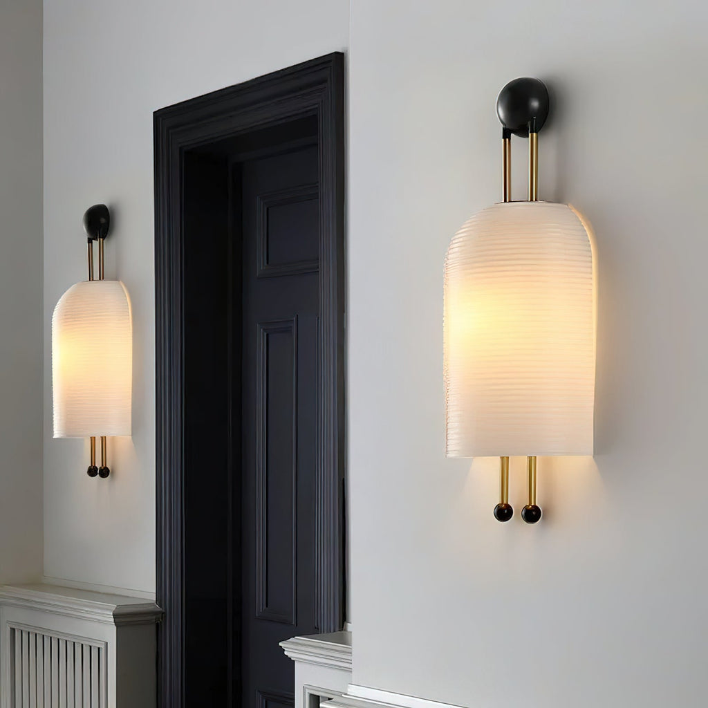 Lantern Glass Wall Sconce