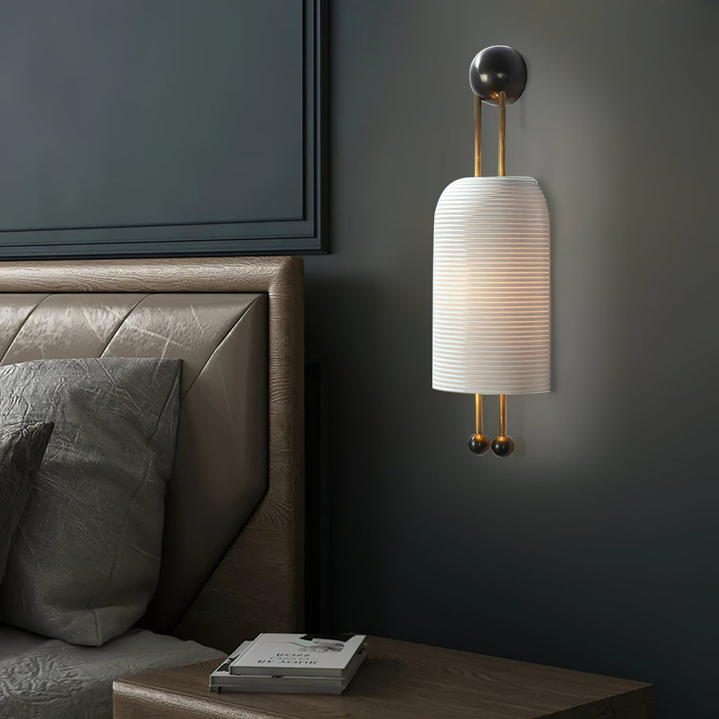 Lantern Glass Wall Sconce