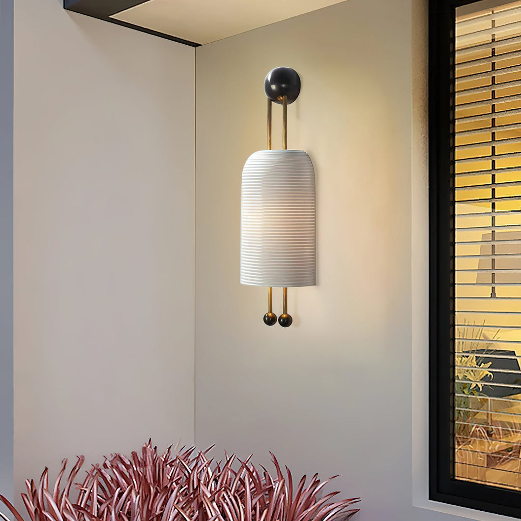 Lantern Glass Wall Sconce